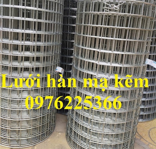 Lưới hàn mạ kẽm 25x25, Lưới thép mạ kẽm 30x30