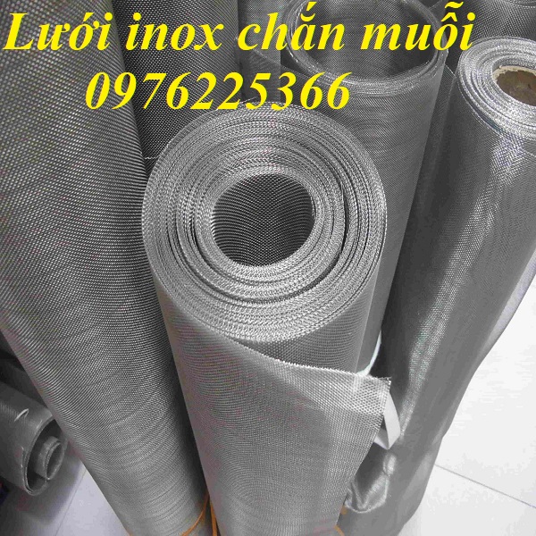 Lưới inox chống côn trùng 20mesh, 18mesh, 16mesh, 14mesh