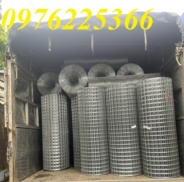 Cuộn lưới thép mạ kẽm 30x30, lưới hàn mạ kẽm ô 30x30