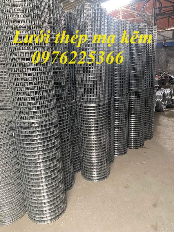 Cuộn lưới thép mạ kẽm 30x30, lưới hàn mạ kẽm ô 30x30