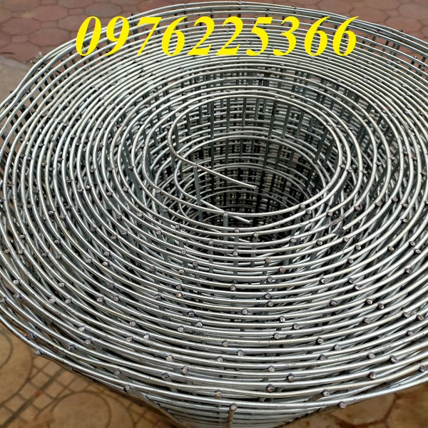 Cuộn lưới thép mạ kẽm 30x30, lưới hàn mạ kẽm ô 30x30
