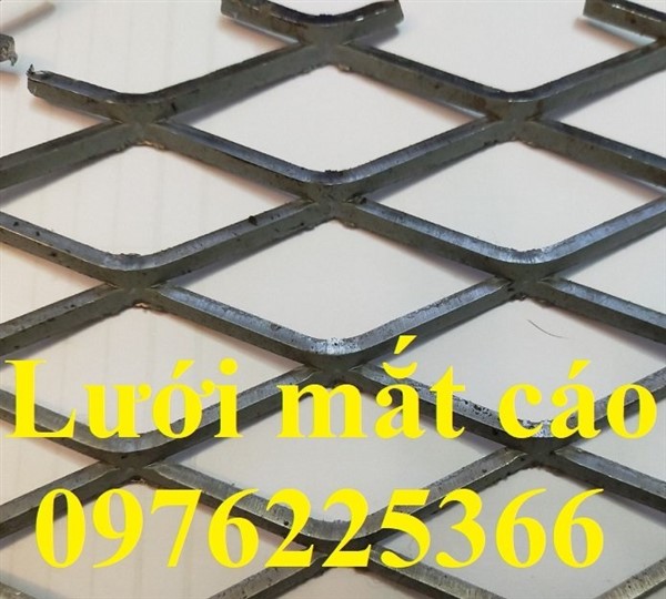 Lưới trang trí hình thoi 30x60, Lưới thép kéo giãn 30x60