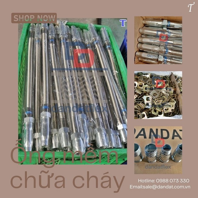 Dây mềm sprinkler PCCC,ống nối mềm cứu hỏa,ống inox dẫn nước chữa cháy