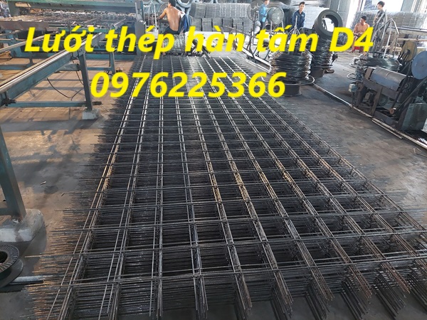 Lưới thép hàn D4A100, Lưới thép hàn D4A150