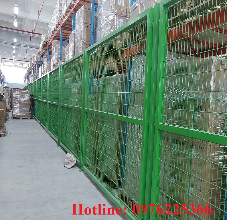 Nhận sản xuất vách lưới thép ngăn kho D4, D5, D6 theo yêu cầu