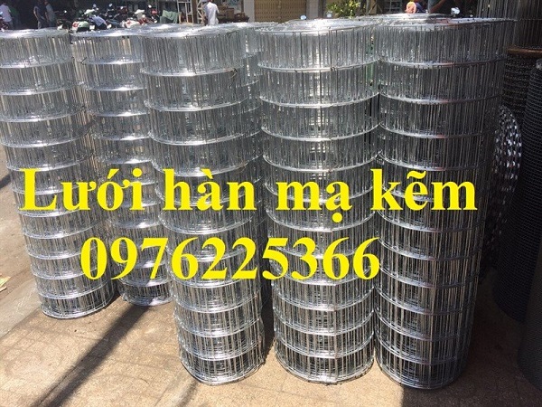 Lưới mạ kẽm nhúng nóng, Lưới mạ kẽm ô vuông hàng sẵn tại kho giá rẻ