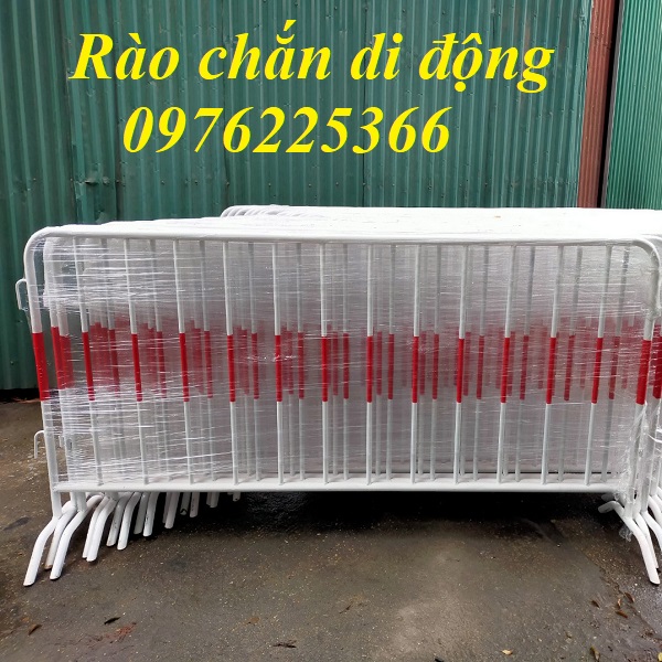 Hàng rào di động khổ 1m x 2m, hàng rào chắn giao thông