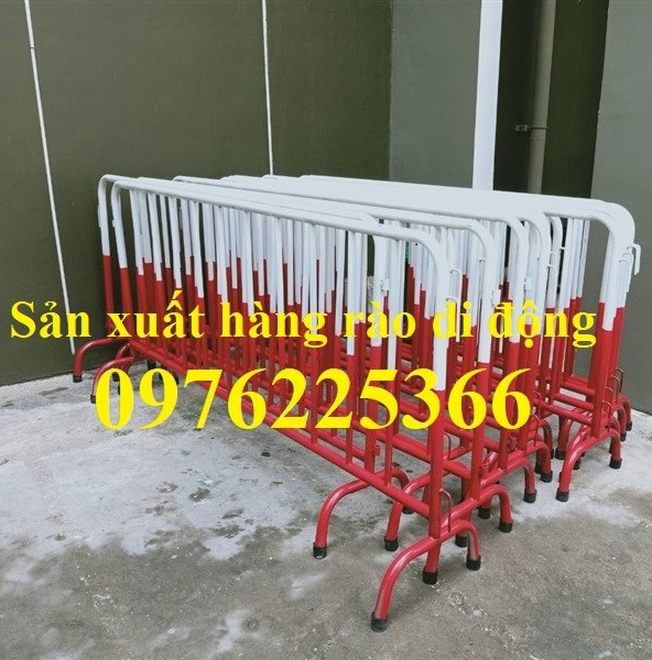 Hàng rào di động khổ 1m x 2m, hàng rào chắn giao thông