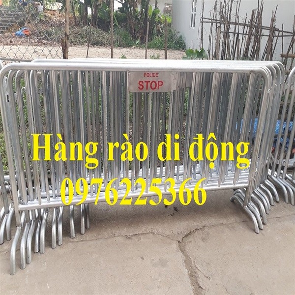 Hàng rào di động khổ 1m x 2m, hàng rào chắn giao thông