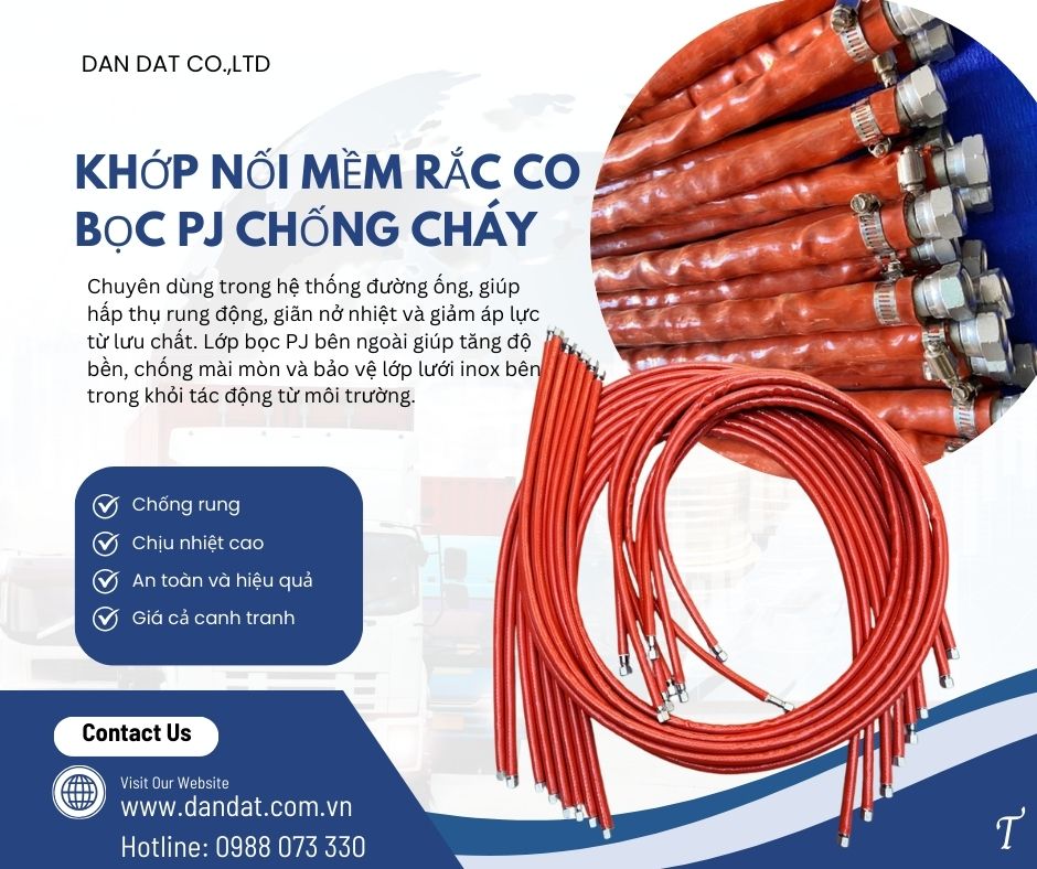 Khớp nối mềm rắc co ren, khớp nối mềm nối ren, ống nối mềm kim loại