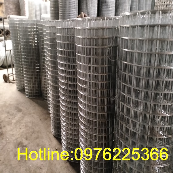 Lưới thép hàn mạ kẽm cuộn D2, D3, D4 ô 50x50