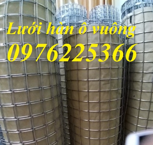 Lưới thép hàn cuộn D2, D3, D4 ô 50x50 mạ kẽm