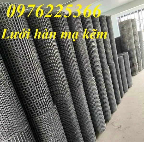 Cuộn lưới thép mạ kẽm D3a50x50 Lưới thép hàn mạ kẽm