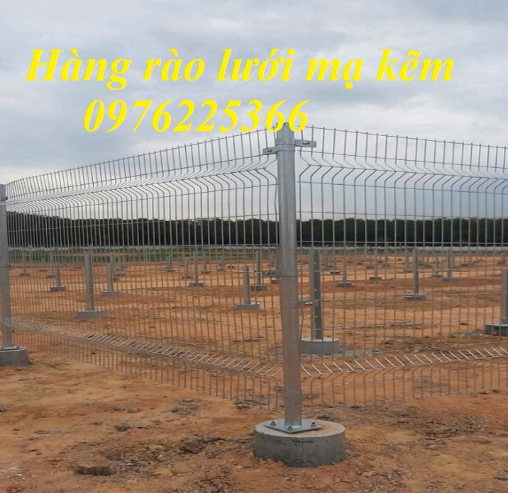 Giá lưới thép hàng rào mạ kẽm - Hàng rào mạ kẽm nhúng nóng