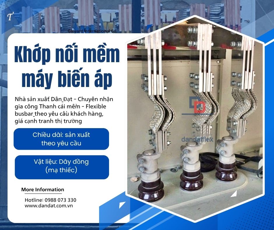 Busbar đồng mềm/Dây đồng bện mạ thiếc/Dây đồng bện tiếp địa có bấm cos