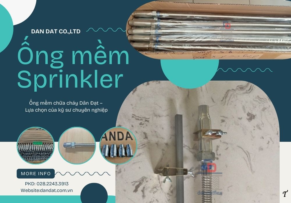 Ống mềm sprinkler/Ống mềm kết nối đầu phun chữa cháy/Dây mềm chữa cháy