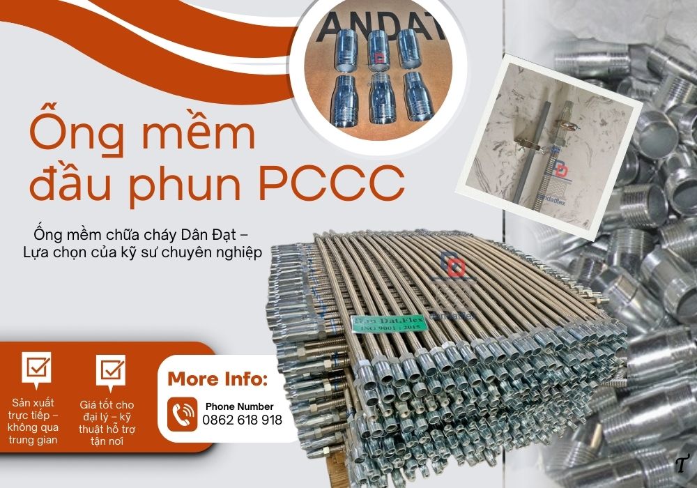 Ống mềm sprinkler/Ống mềm kết nối đầu phun chữa cháy/Dây mềm chữa cháy