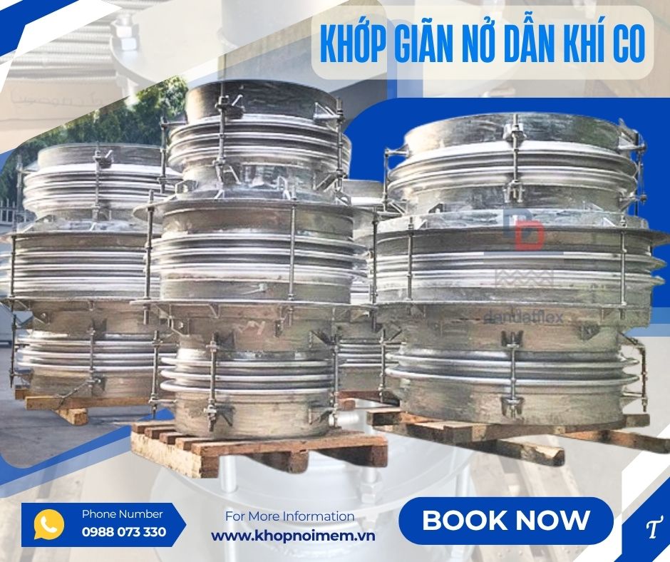 Khớp giãn nở chuyên dùng dẫn khí CO/ Bù giãn nở đường hơi