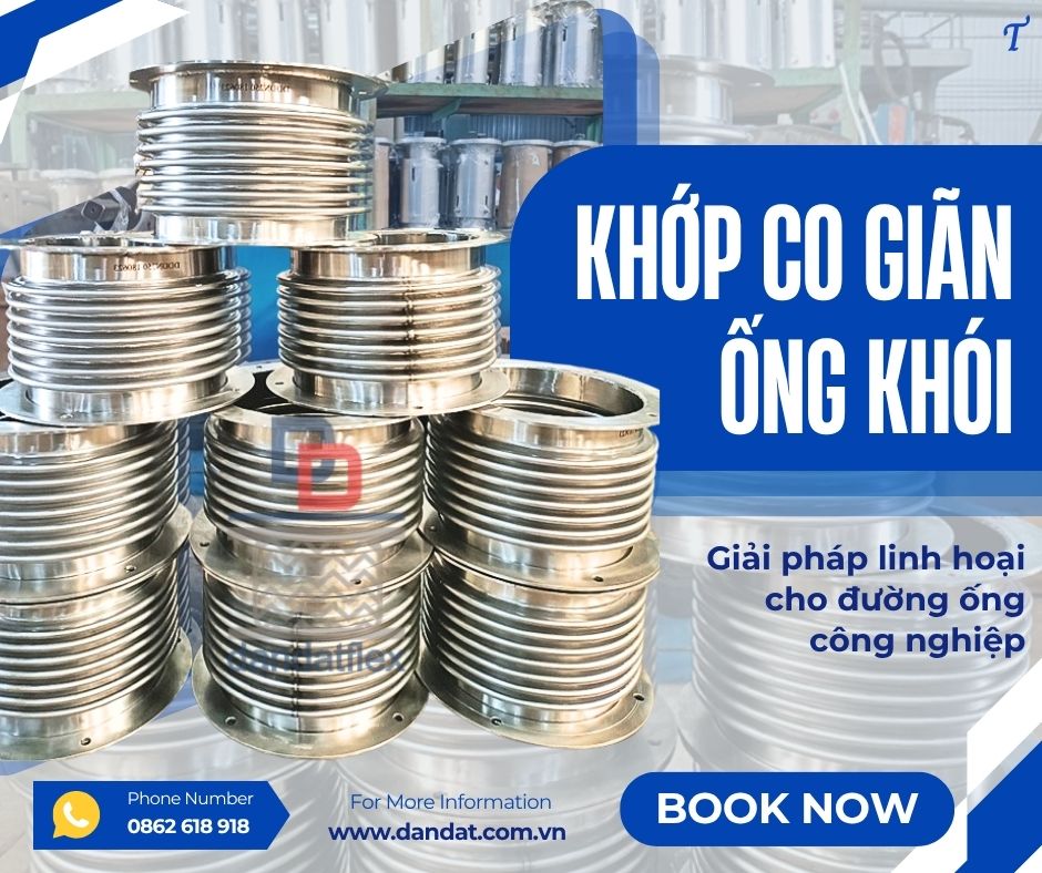 Khớp giãn nở chuyên dùng dẫn khí CO/ Bù giãn nở đường hơi