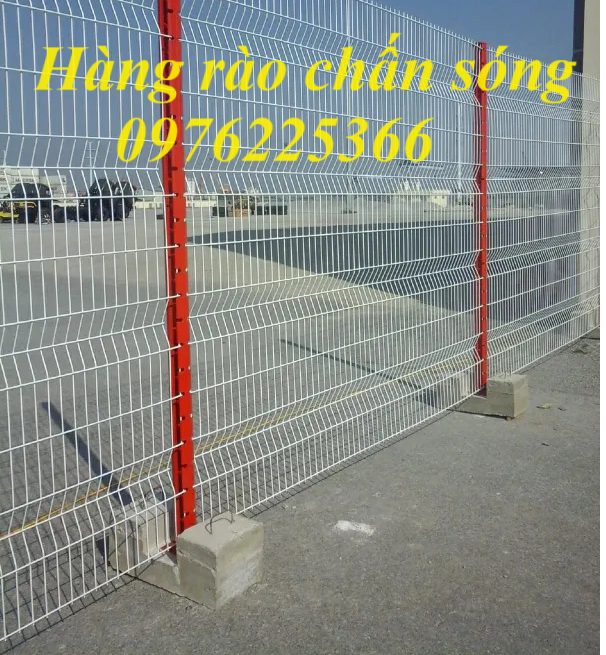 Thi công hàng rào chắn sóng mạ kẽm, sơn tĩnh điện giá rẻ