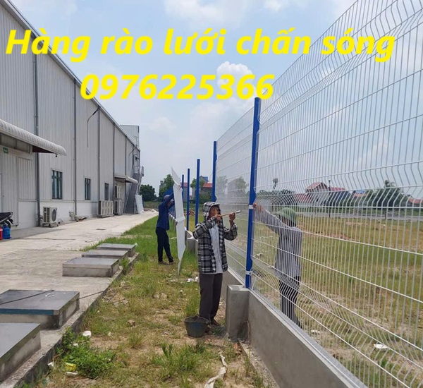 Thi công hàng rào chắn sóng mạ kẽm, sơn tĩnh điện giá rẻ