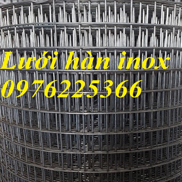 Lưới hàn inox 304 ô 10x10 , lưới làm avi inox 304 ô 10x10