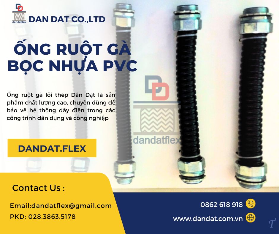 Ống ruột gà/ Ống ruột gà bọc inox/ Ống ruột gà bọc nhựa PVC có lưới