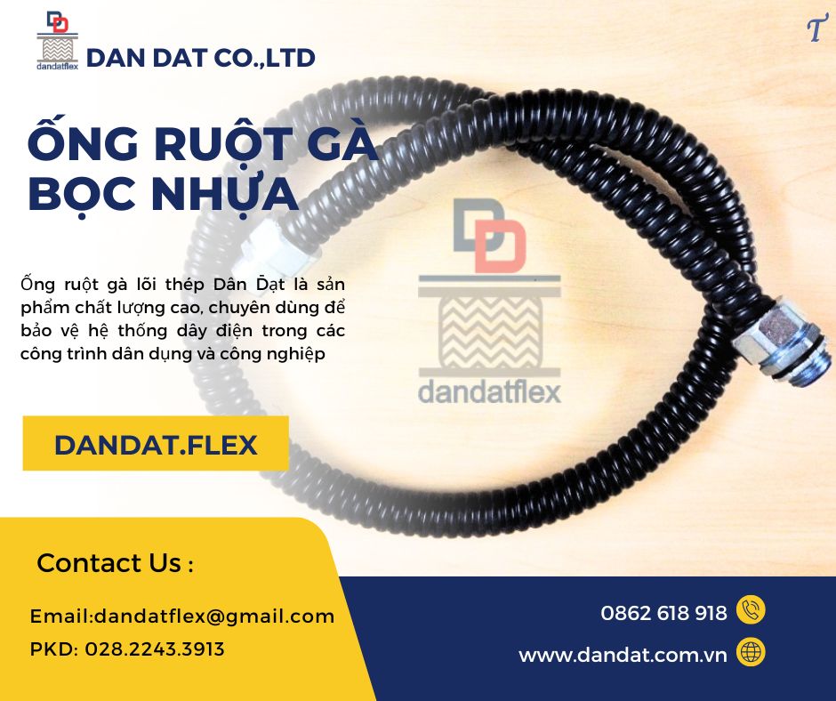 Ống ruột gà/ Ống ruột gà bọc inox/ Ống ruột gà bọc nhựa PVC có lưới