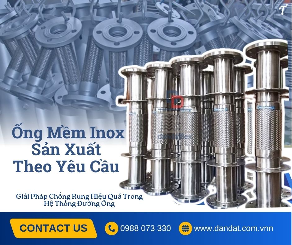 Khớp nối giảm rung/Khớp nối mềm kim loại/Khớp nối mềm inox công nghiệp