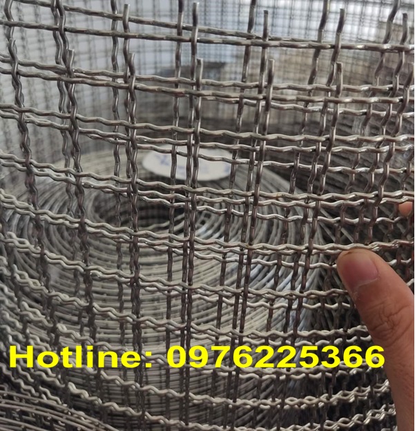 Lưới đan inox 304 ô 15x15 sợi 1mm giá rẻ tại kho
