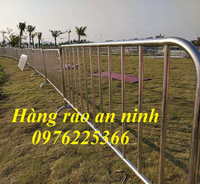 Hàng rào sắt di động, hàng rào chắn giao thông, hàng rào an ninh