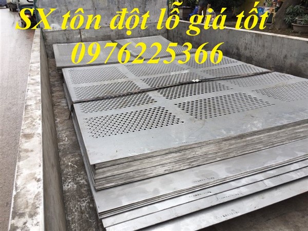 Giá tôn đột lỗ dày 0.3ly, 0.4ly, 0.5ly, 0.7ly