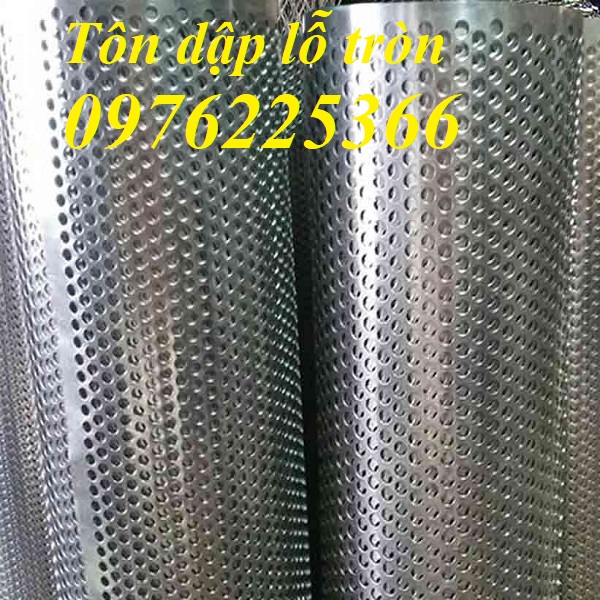 Giá tôn đột lỗ dày 0.3ly, 0.4ly, 0.5ly, 0.7ly