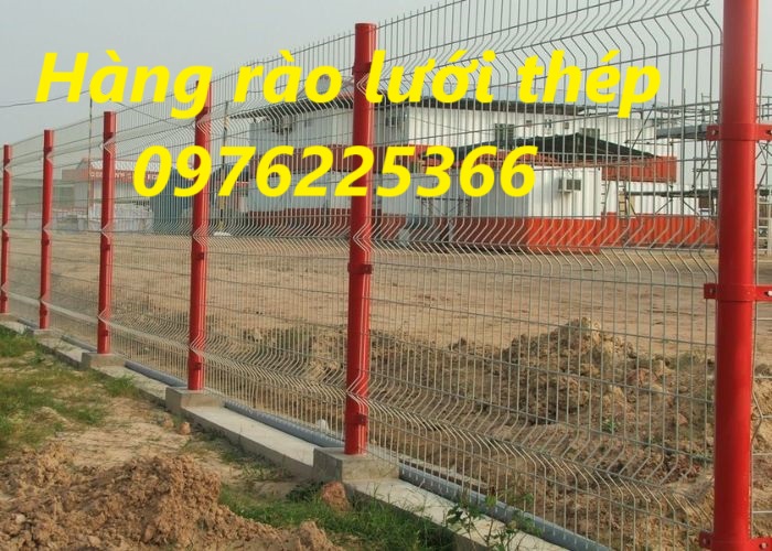 Hàng rào sơn tĩnh điện chắn sóng D4, D5, D6, D8 giá ưu đãi tại xưởng