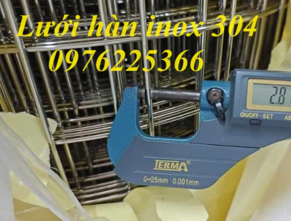 Lưới inox ô 5x5, 10x10, 15x15, 20x20, 25x25, 30x30, 50x50