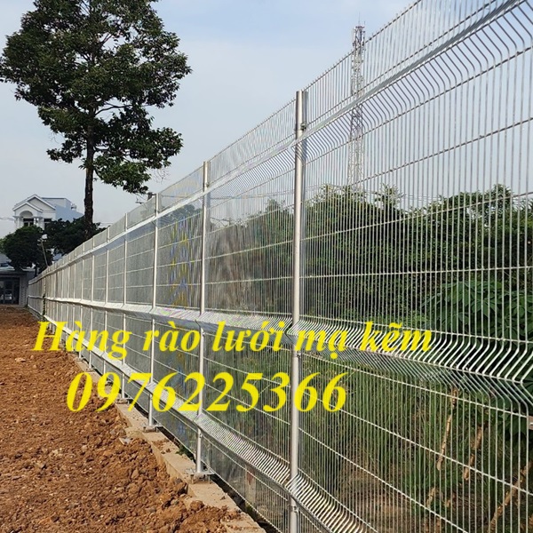 Thi công hàng rào lưới thép mạ kẽm, sơn tĩnh điện giá gốc tại xưởng