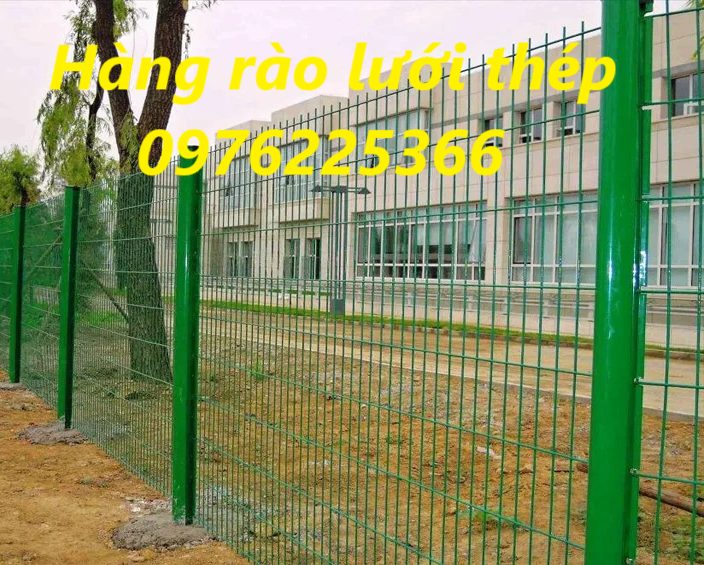 Thi công hàng rào lưới thép mạ kẽm, sơn tĩnh điện giá gốc tại xưởng