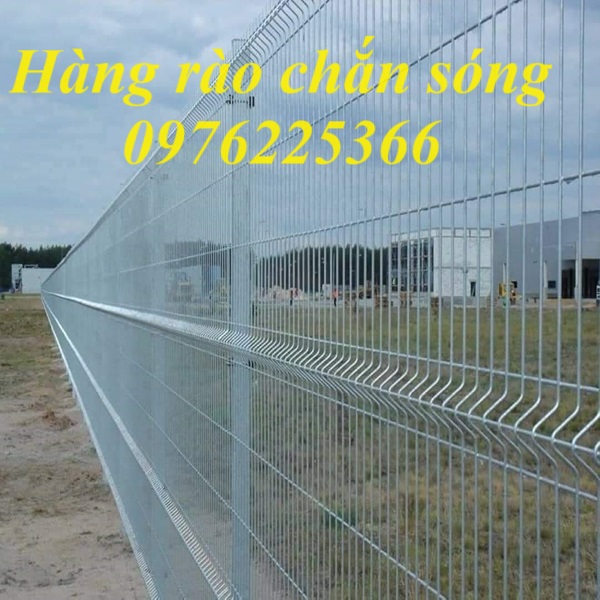 Sản xuất hàng rào lưới thép chắn sóng sơn tĩnh điện, chắn sóng mạ kẽm