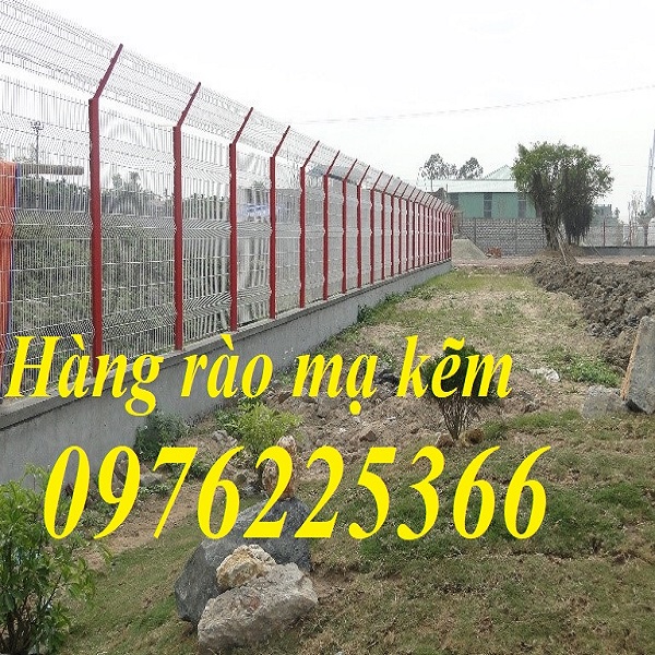 Sản xuất hàng rào lưới thép chắn sóng sơn tĩnh điện, chắn sóng mạ kẽm