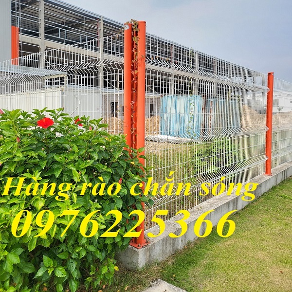 Sản xuất hàng rào lưới thép chắn sóng sơn tĩnh điện, chắn sóng mạ kẽm
