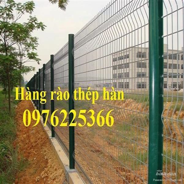 Hàng rào lưới thép - Hàng rào cột trái đào