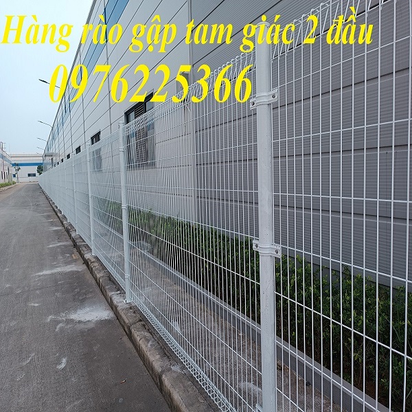 Sản xuất - Thi công hàng rào gập đầu tam giác D4, D5, D6 giá tốt