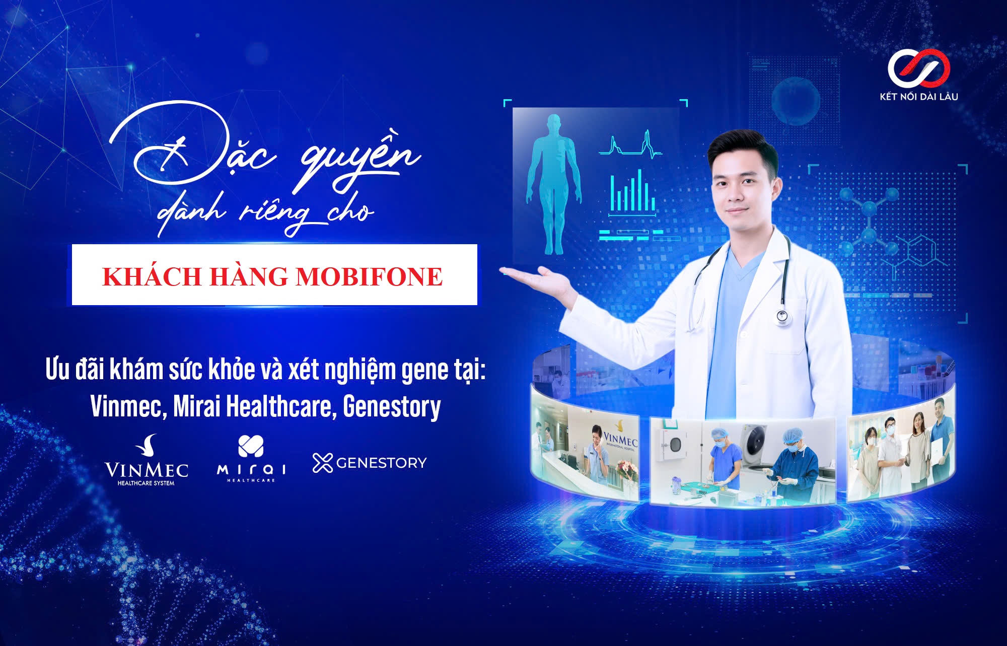 MobiFone tặng gói khám sức khỏe cho khách hàng nhân dịp cuối năm