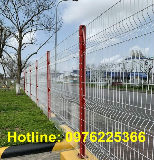 Hàng rào lưới thép D6A50x200 mạ kẽm, sơn tĩnh điện