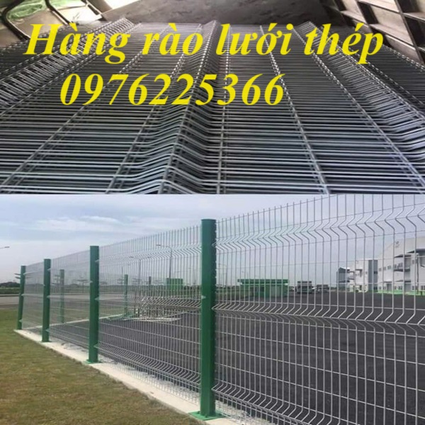 Hàng rào lưới thép D6A50x200 mạ kẽm, sơn tĩnh điện