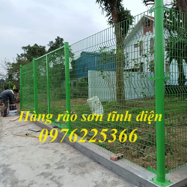 Hàng rào lưới thép D6A50x200 mạ kẽm, sơn tĩnh điện