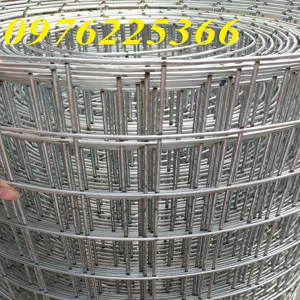 Lưới inox hàn ô vuông 25x25 sợi 2ly khổ 1m