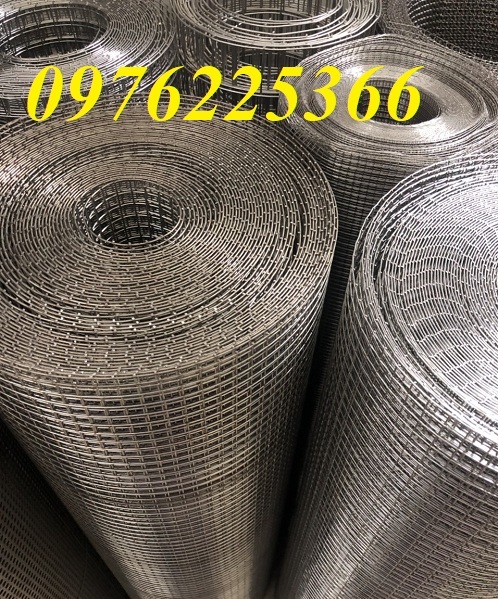 Lưới inox hàn ô vuông 25x25 sợi 2ly khổ 1m