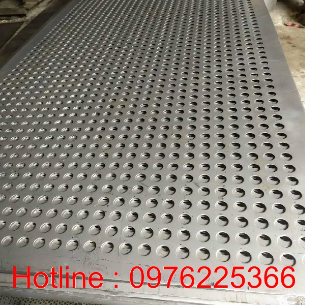 Tôn đột lỗ tròn dày 0.3ly, 0.4ly, 0.5ly, 0.7ly hàng cuộn