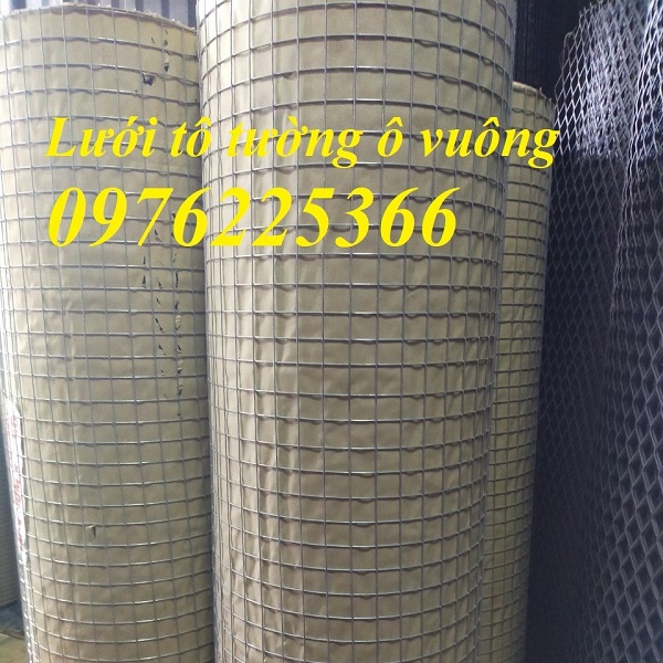 Lưới thép trát tường ô vuông 10x10, 15x15, 25x25